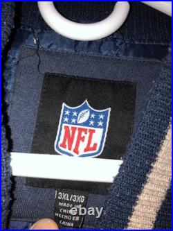 RARE DALLAS COWBOYS NFL 5X SUPERBOWL CHAMPIONS Letterman Varsity Jacket Coat 3XL
