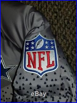 RARE Dallas Cowboys Reebok Jacket 3XL Blue and Grey Excellent Condition
