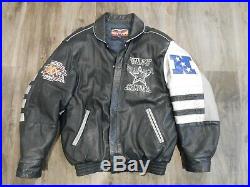 RARE JH Design Premier Edition NFL Dallas Cowboys Superbowl Leather Jacket XLG