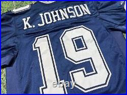 RARE KEYSHAWN JOHNSON DALLAS COWBOYS JERSEY SIZE 48 Nike #19 NFL