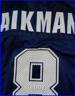 RARE NIKE Dallas Cowboys AIKMAN Jersey Men L vintage football shirt