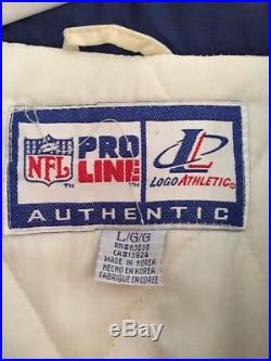 RARE VTG 90s Logo Athletic Pro Line DALLAS COWBOYS Splash Jacket Mens Large
