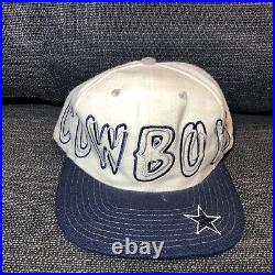 RARE Vintage 90's Pro Player NFL Football DALLAS COWBOYS Snapback Hat