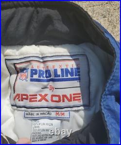 RARE Vintage 90s Dallas Cowboys Apex NFL Pro Line Jacket Size M