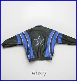 RARE Vintage Starter NFL Pro Line Dallas Cowboys Men's Leather Jacket Large RARE Vintage Starter NFL Pro Line Dallas Cowboys Men's Leather Jacket Large