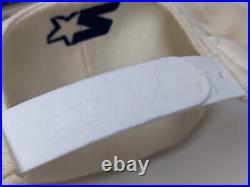 RARE Vtg Starter Dallas Cowboys Script Tail Sweep 100% Wool NFL Snapback Hat