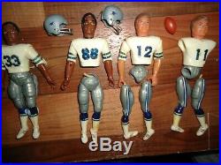 RARE vintage original NFL action team mate Dallas Cowboys figure lot