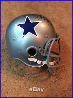 Ralph Neeley Autographed Riddell KraLite Football Helmet 1964-66 Dallas Cowboys