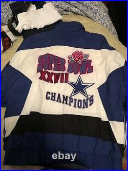 Rare 1993 Super Bowl Vintage Dallas Cowboy NFL Apex One Jacket Mens M