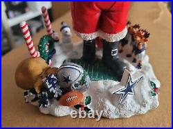 Rare 2003 Dallas Cowboys funning back Santa Claus Bobblehead limited edition #'d