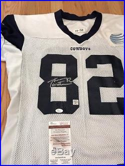 Rare 2014 Jason Witten Practice Worn Used Dallas Cowboys Game Jersey Jsa