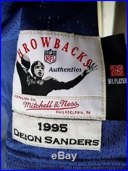 Rare Authentic Mitchell & Ness Deion Sanders Dallas Cowboys Double-Star Jersey