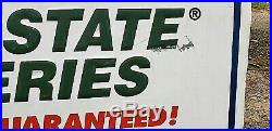 Rare Dallas Cowboys Interstate Batteries Metal Sign