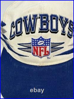 Rare Dallas Cowboys NFL FOOTBALL VINTAGE 1990s DIAMOND CUT PRO LINE SnapBack Cap