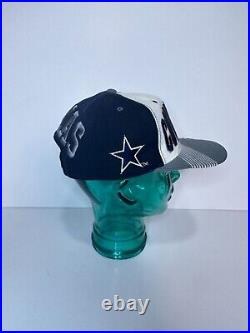 Rare Drew Pearson Vintage Dallas Cowboys Logo NFL Strapback Cap Hat One Size