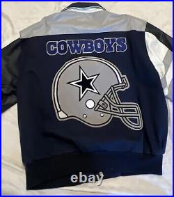 Rare Jeff Hamilton Dallas Cowboys NFL National Football Conference Jacket