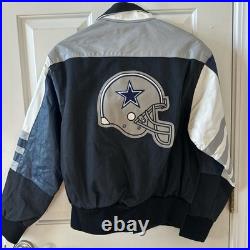 Rare Jeff Hamilton NFL Dallas Cowboys Leather Jacket