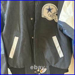 Rare Jeff Hamilton NFL Dallas Cowboys Leather Jacket