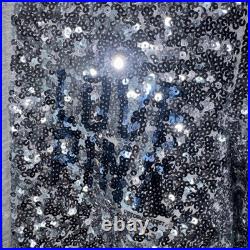 Rare Love Pink Limited Edition Dallas Cowboys MVP Sequin Hoodie Zip Sweater M