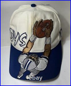 Rare NFL Dallas Cowboys Catch Embroidered Drew Pearson Twill Football Hat Cap