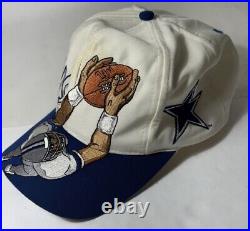 Rare NFL Dallas Cowboys Catch Embroidered Drew Pearson Twill Football Hat Cap