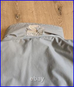 Rare Vintage 90's Starter Dallas Cowboys Gray Puffer Jacket Mens Size XXL
