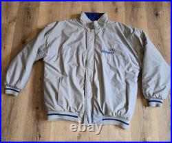 Rare Vintage 90's Starter Dallas Cowboys Gray Puffer Jacket Mens Size XXL