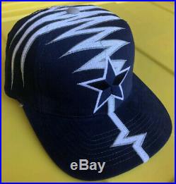Rare Vintage 90s Dallas Cowboys Starter Double Shockwave Hat Darkside ...