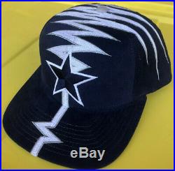 Rare Vintage 90s Dallas Cowboys Starter Double Shockwave Hat Darkside Slasher