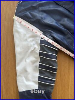 Rare Vintage Dallas Cowboys Leather Jacket Size Medium Blue White