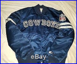 Rare Vintage Dallas Cowboys NFL Starter Jacket Size Medium Varsity Womens USA