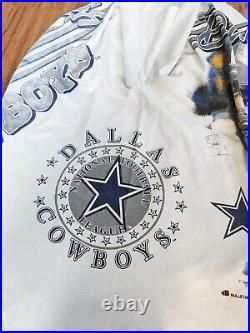 Rare Vintage Emmitt Smith Dallas Cowboy 1992 All-Overprint T-shirt NFL AOP