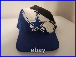 Rare Vintage NFL Dallas Cowboys Logo Athletic SnapBack Hat