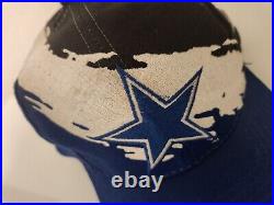 Rare Vintage NFL Dallas Cowboys Logo Athletic SnapBack Hat