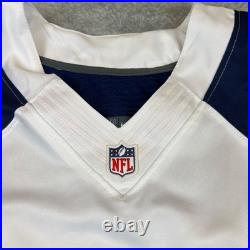 Rare Vintage Nike Authentic NFL Dallas Cowboys Sewn On Field Aikman 8 Jersey