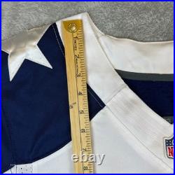 Rare Vintage Nike Authentic NFL Dallas Cowboys Sewn On Field Aikman 8 Jersey