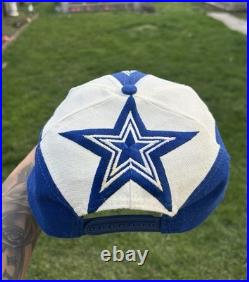 Rare Vtg Dallas Cowboys 90's Apex One Big Star Hat Snapback NFL
