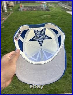 Rare Vtg Dallas Cowboys 90's Apex One Big Star Hat Snapback NFL