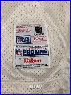 Rare White Wilson Pro-Line Dallas Cowboys Emmitt Smith Jersey Men's 50 L Large
