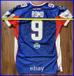 Reebok 2008 Tony Romo Pro Bowl Jersey Size 50 Dallas Cowboys NFL Autographed