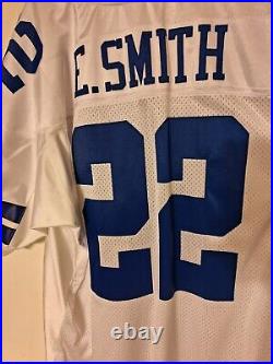 Reebok Authentic Emmitt Smith Dallas Cowboys Home Jersey 56