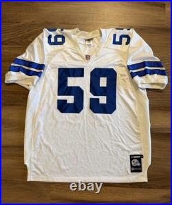 Reebok Authentic NFL Dallas Cowboys Dat Nguyen #59 Helmet Tag Jersey Size 56