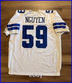Reebok Authentic NFL Dallas Cowboys Dat Nguyen #59 Helmet Tag Jersey Size 56