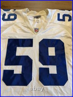 Reebok Authentic NFL Dallas Cowboys Dat Nguyen #59 Helmet Tag Jersey Size 56