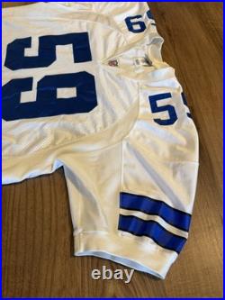 Reebok Authentic NFL Dallas Cowboys Dat Nguyen #59 Helmet Tag Jersey Size 56