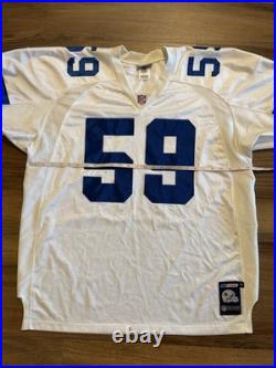 Reebok Authentic NFL Dallas Cowboys Dat Nguyen #59 Helmet Tag Jersey Size 56