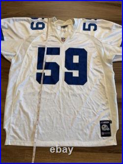 Reebok Authentic NFL Dallas Cowboys Dat Nguyen #59 Helmet Tag Jersey Size 56
