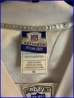 Reebok Authentic NFL Equip. Dallas Cowboys #55 Thomas Jersey White Size 50