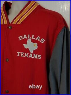 Reebok DALLAS TEXANS 2XL Jacket Vintage Collection Chiefs Cowboys