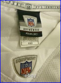Reebok Dallas Cowboys Lilly #74 Authentic NFL Jersey White Blue Medium